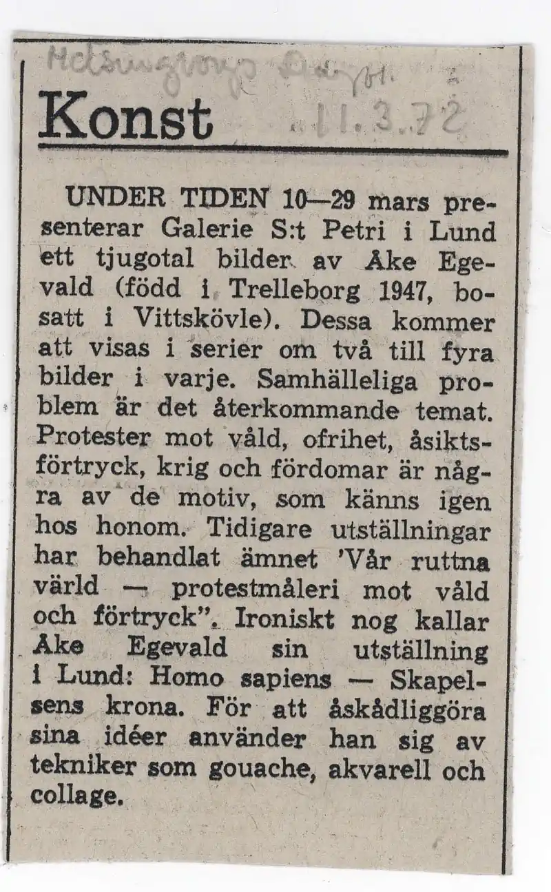 10-29.03.1972 ÅKE EGEVAD — Sheet 1